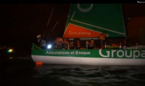 Groupama finishes the Volvo Ocean Race and takes the overall race trophy in Galway, Ireland © Volvo Ocean Race http://www.volvooceanrace.com